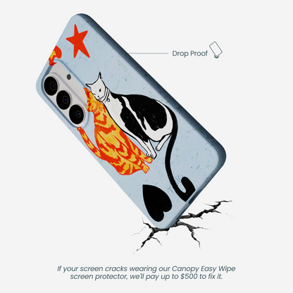 Powder Blue Twins Samsung Galaxy S26 Case