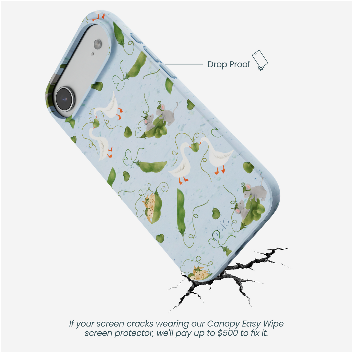 Powder Blue Two Peas in a Pod iPhone Air Case