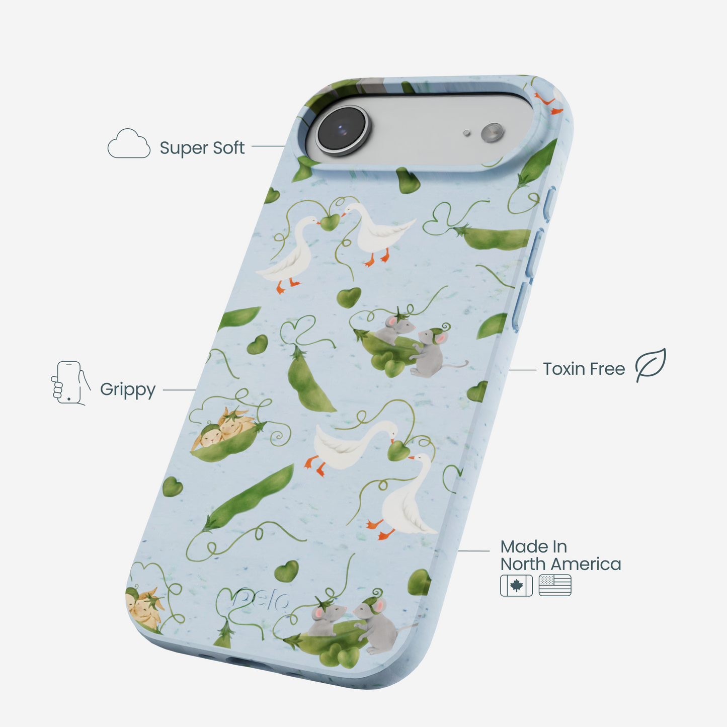 Powder Blue Two Peas in a Pod iPhone Air Case