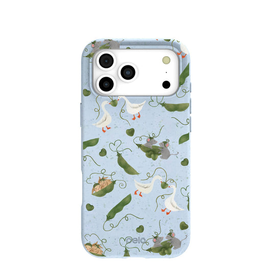 Powder Blue Two Peas in a Pod iPhone 17 Pro Max Case