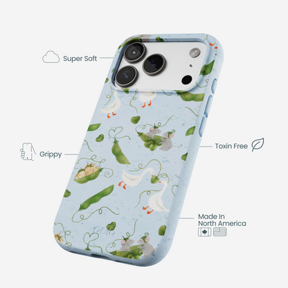 Powder Blue Two Peas in a Pod iPhone 17 Pro Case