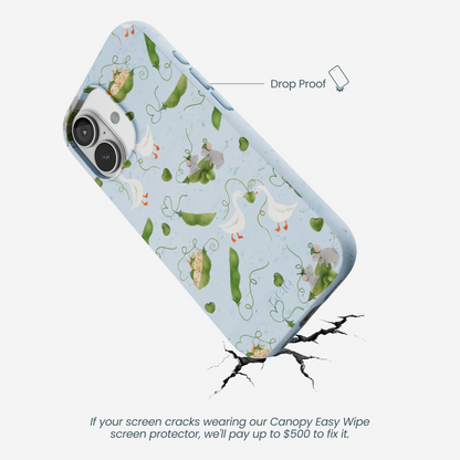 Powder Blue Two Peas in a Pod iPhone 17 Case