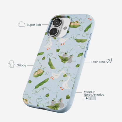 Powder Blue Two Peas in a Pod iPhone 17 Case