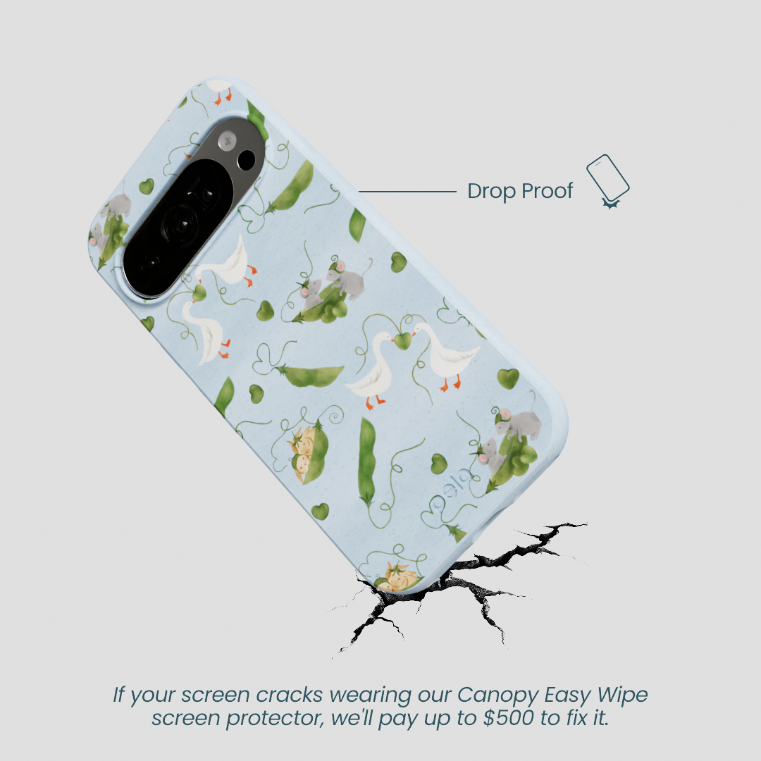 Powder Blue Two Peas in a Pod Google Pixel 10/10 Pro Case