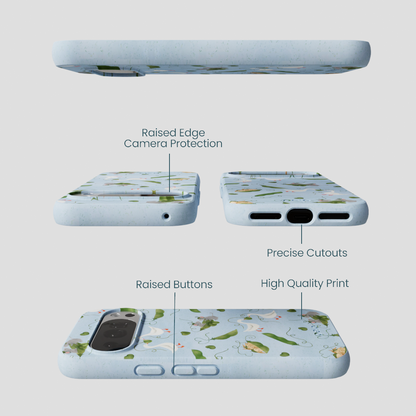 Powder Blue Two Peas in a Pod Google Pixel 10/10 Pro Case