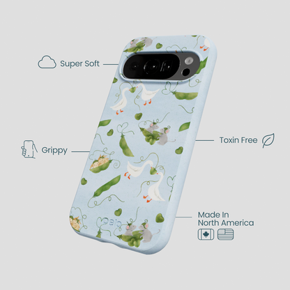 Powder Blue Two Peas in a Pod Google Pixel 10/10 Pro Case