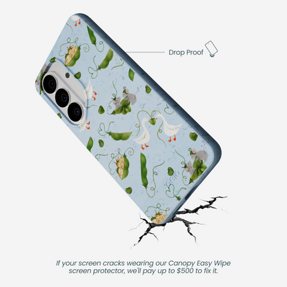 Powder Blue Two Peas in a Pod Samsung Galaxy S26 Case