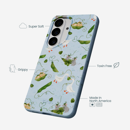 Powder Blue Two Peas in a Pod Samsung Galaxy S26 Case