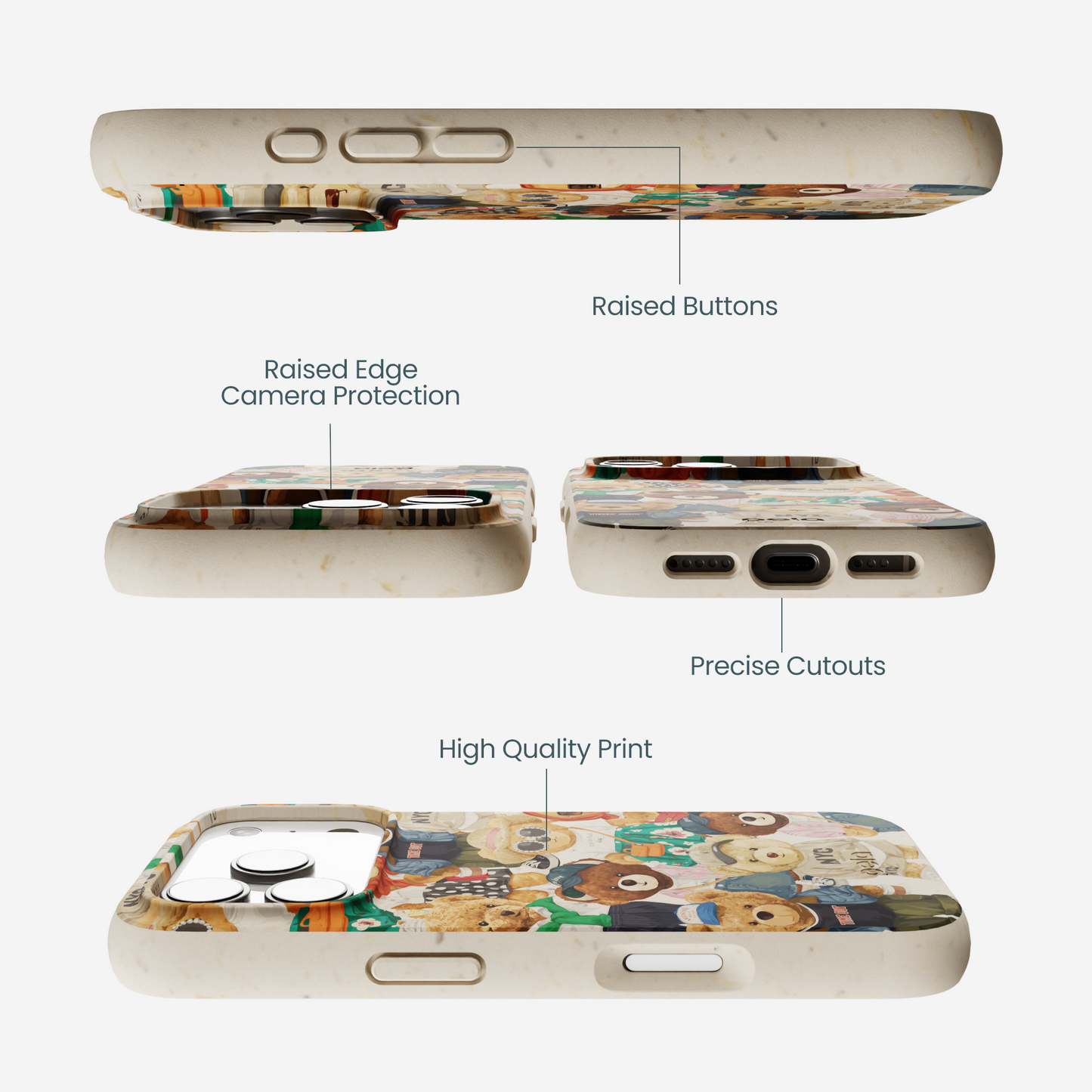 London Fog Unbearably Cute iPhone 17 Pro Case