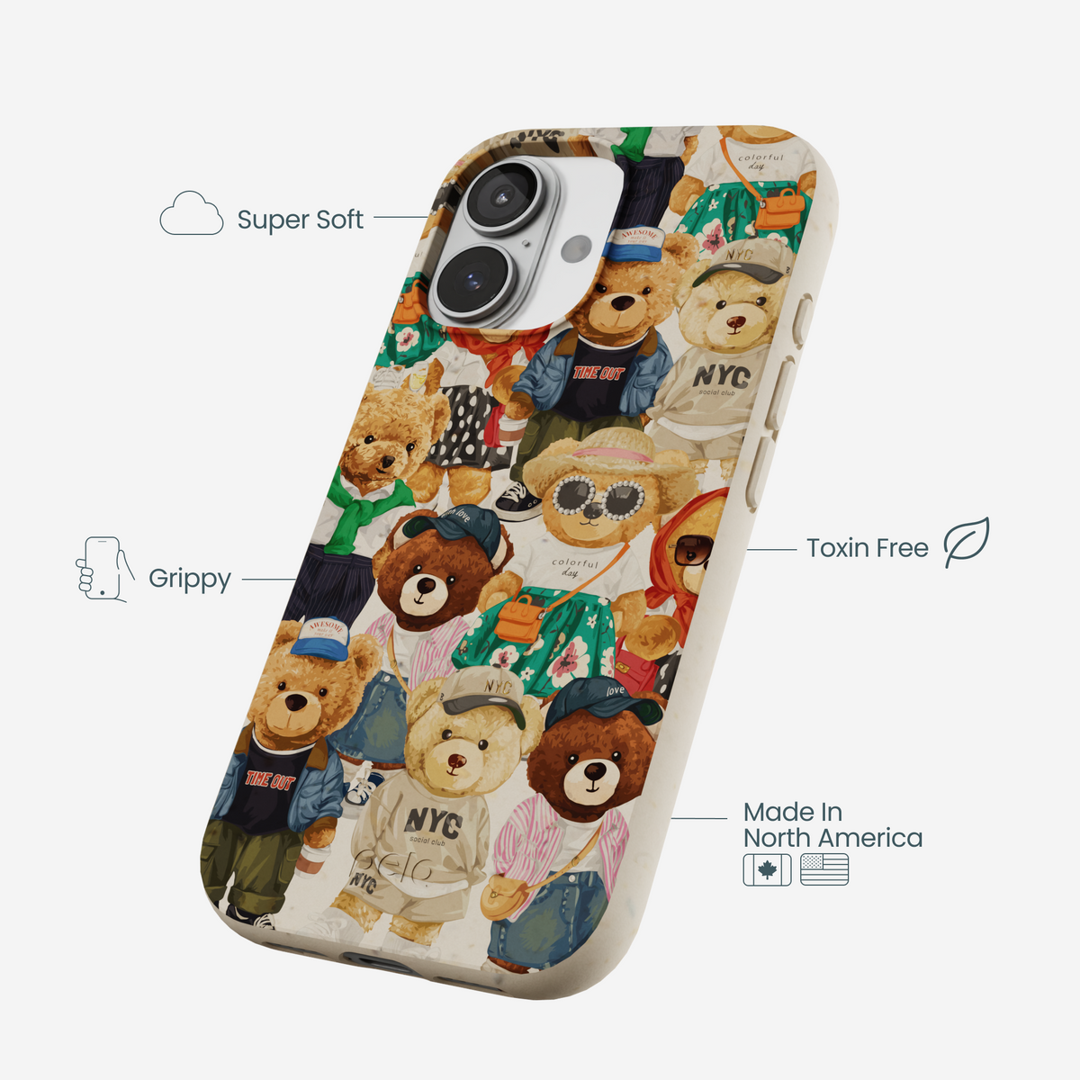 London Fog Unbearably Cute iPhone 17 Case