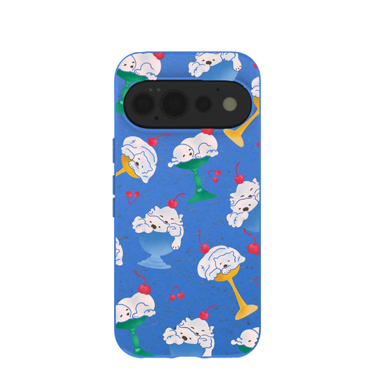 Electric Blue Vanilla Bear Google Pixel 11 Pro Case