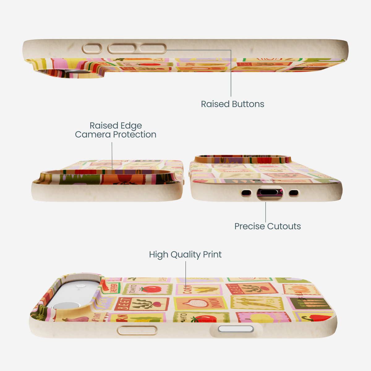 Seashell Veggie Packets iPhone Air Case