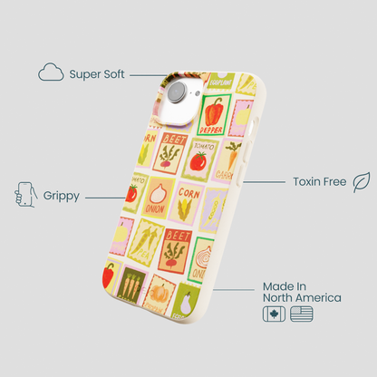 Seashell Veggie Packets iPhone 16e/17e Case