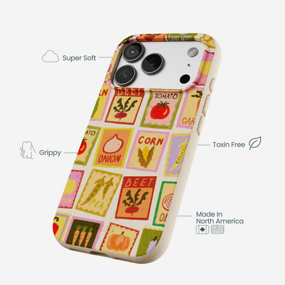 Seashell Veggie Packets iPhone 17 Pro Case
