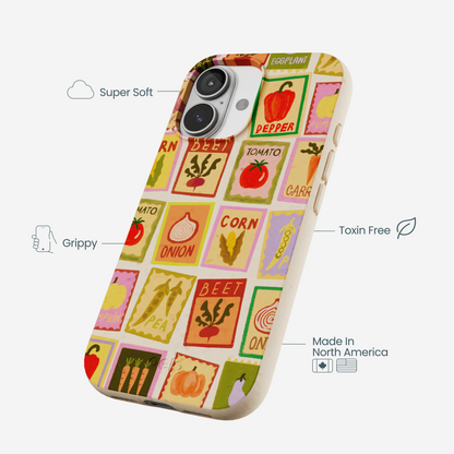 Seashell Veggie Packets iPhone 17 Case