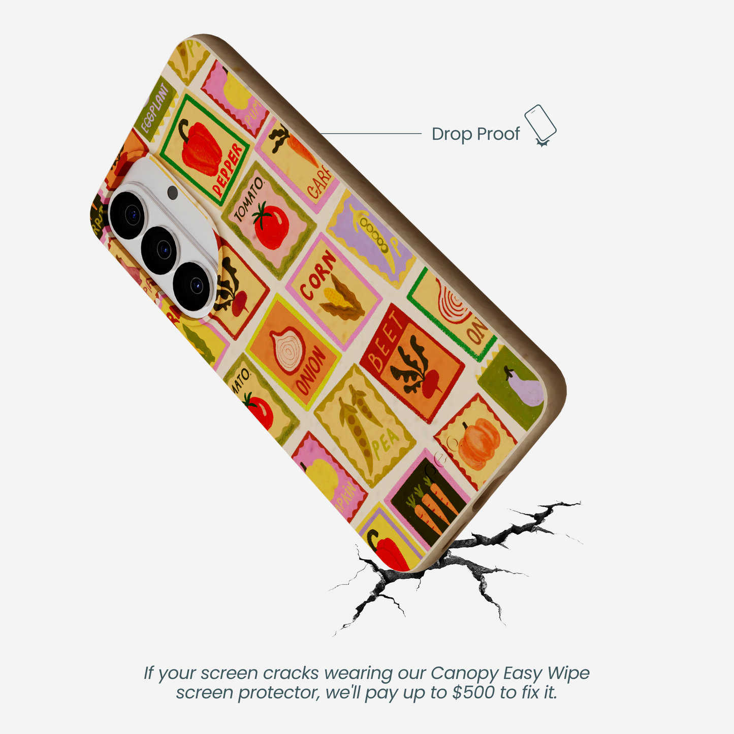 Seashell Veggie Packets Samsung Galaxy S26 Case
