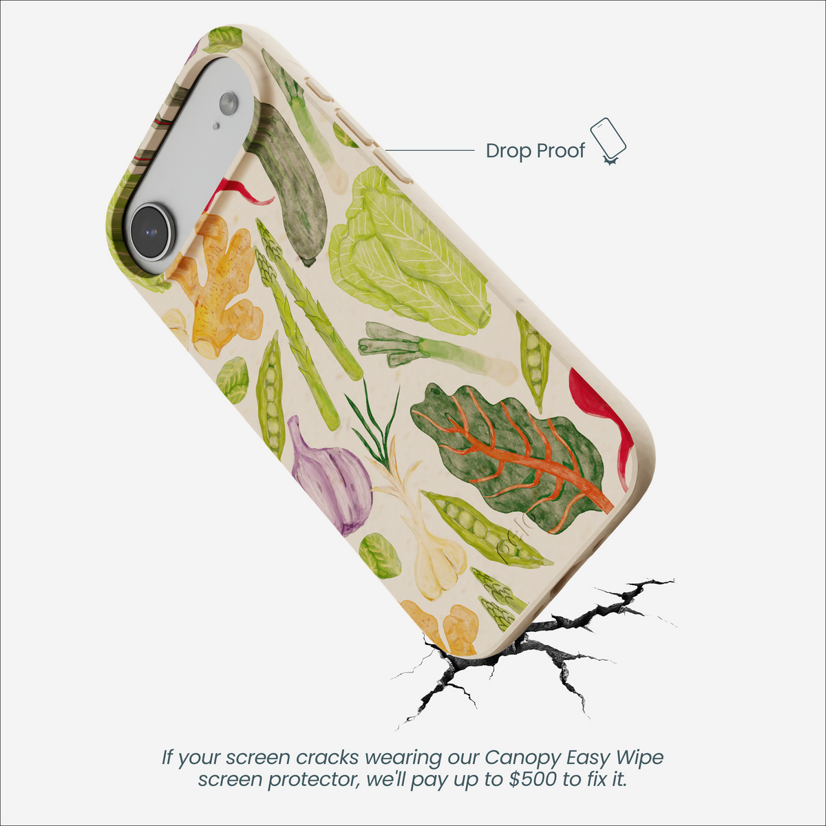 Seashell Veggie Patch iPhone Air Case
