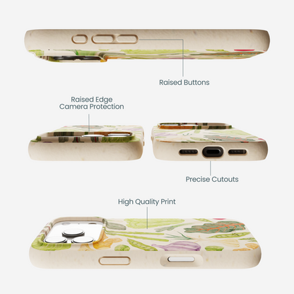 Seashell Veggie Patch iPhone 17 Pro Case