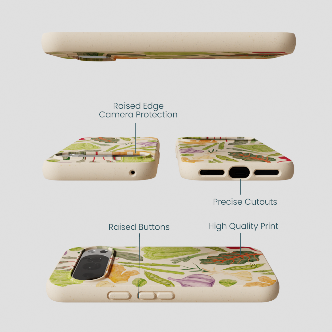 Seashell Veggie Patch Google Pixel 10/10 Pro Case