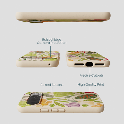 Seashell Veggie Patch Google Pixel 10/10 Pro Case