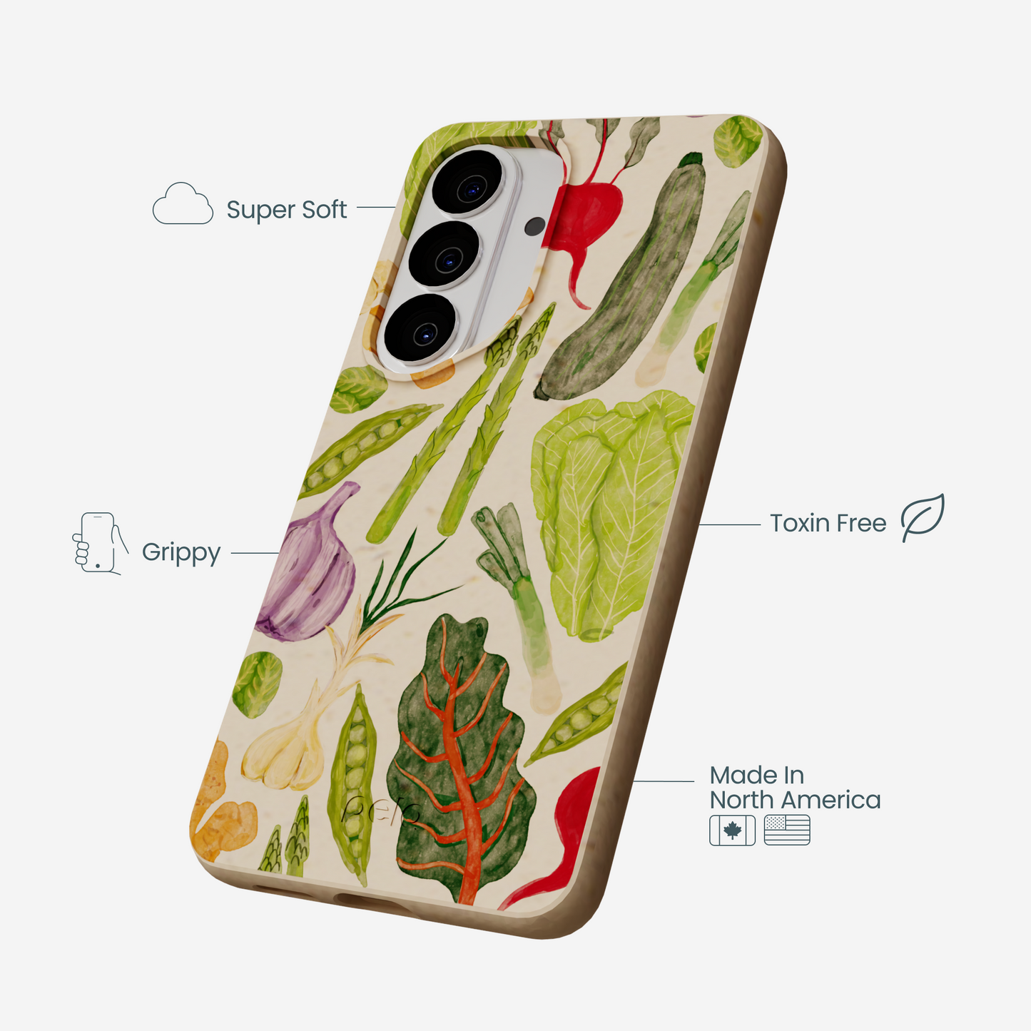 Seashell Veggie Patch Samsung Galaxy S26 Case