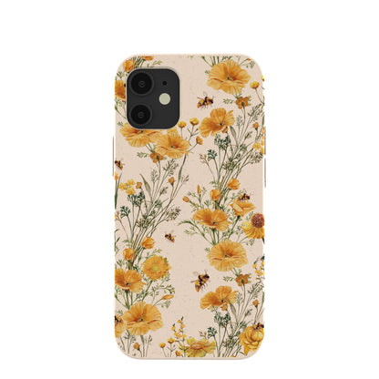 Seashell Vintage Bee iPhone 12 Mini Case