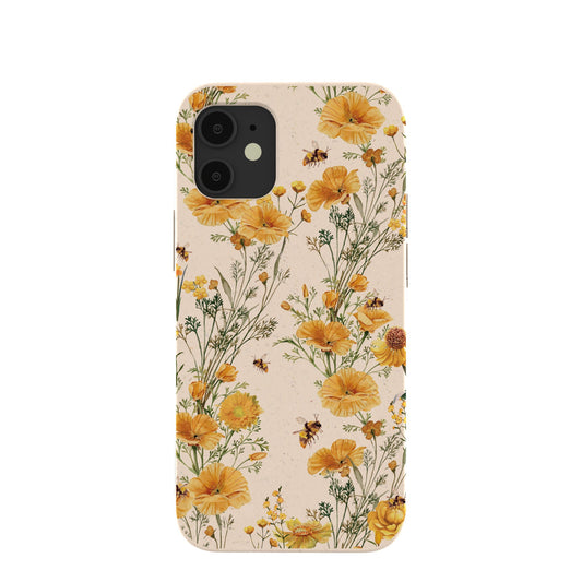 Seashell Vintage Bee iPhone 12 Mini Case