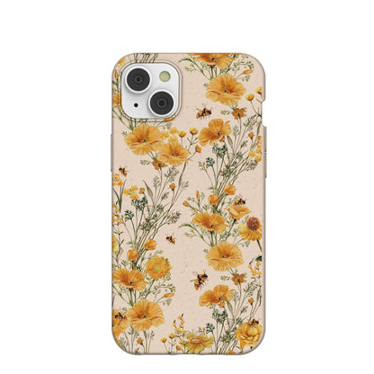 Seashell Vintage Bee iPhone 14 Plus Case