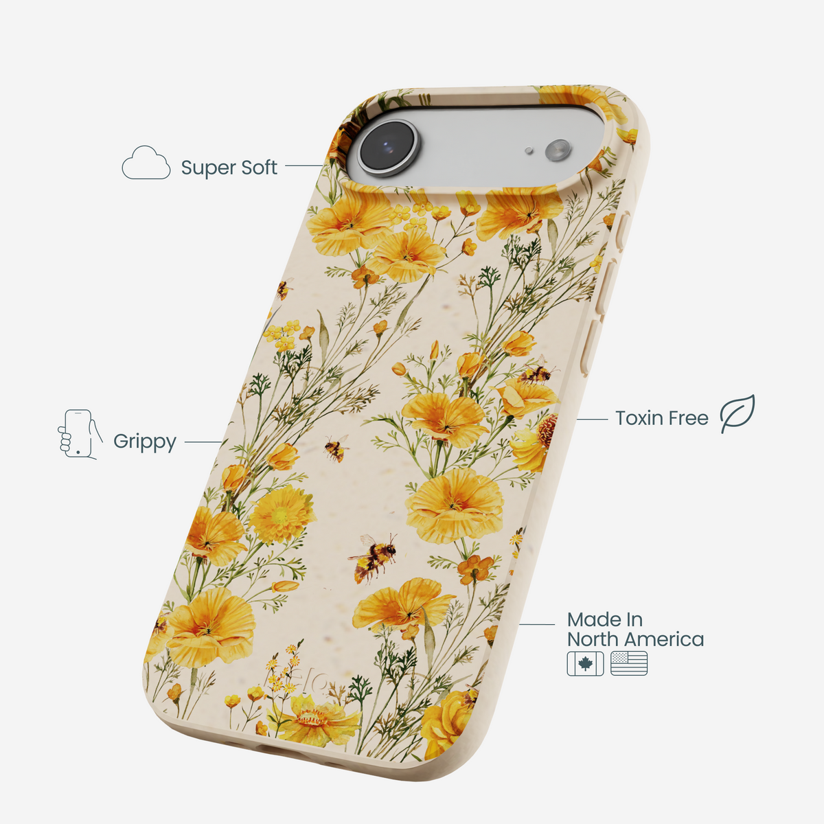 Seashell Vintage Bee iPhone Air Case