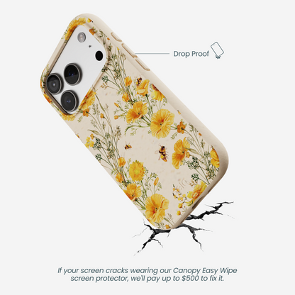 Seashell Vintage Bee iPhone 17 Pro Case