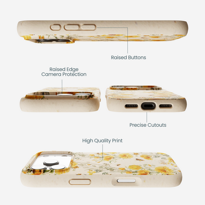 Seashell Vintage Bee iPhone 17 Pro Case