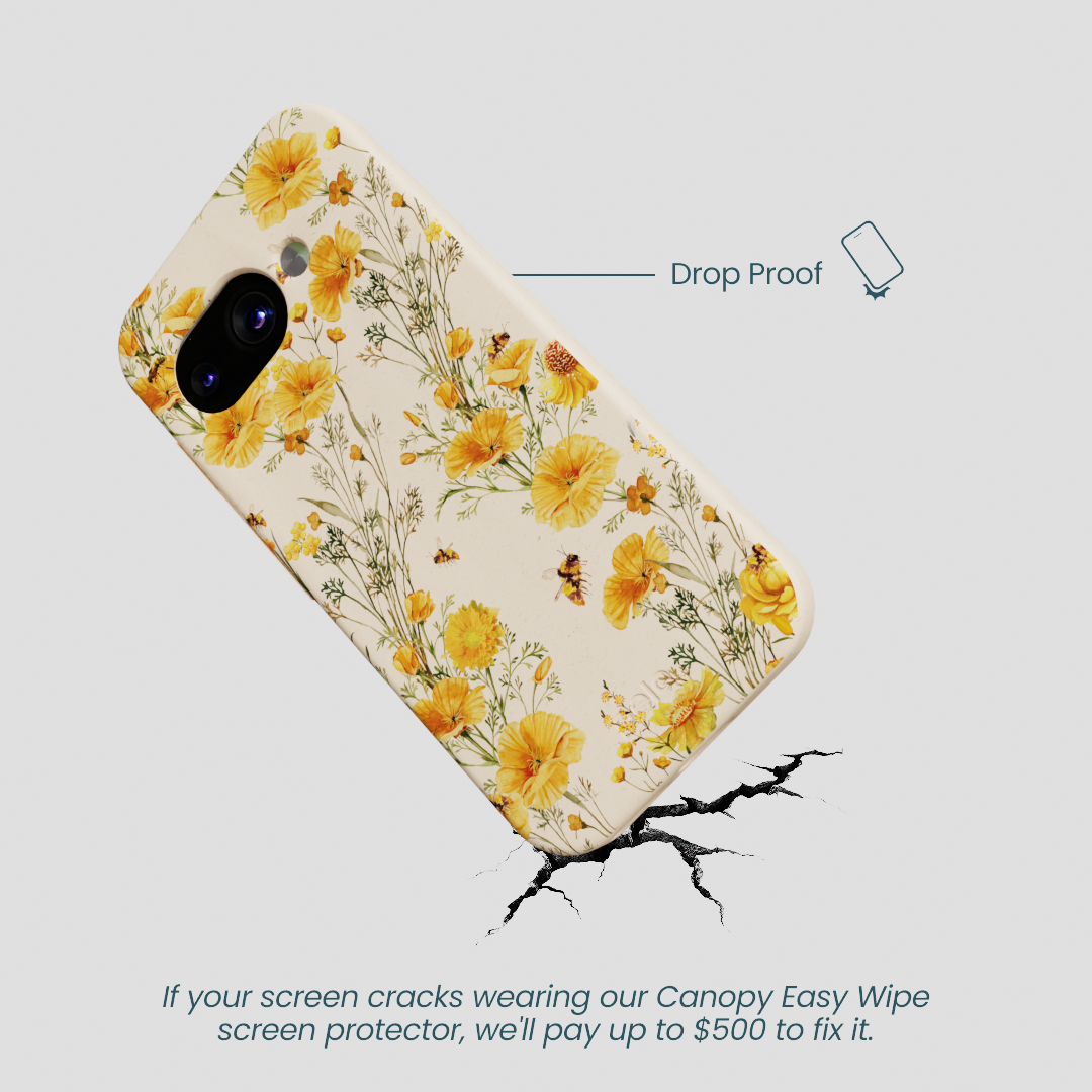 Seashell Vintage Bee Google Pixel 9a Case