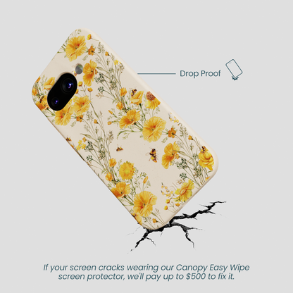 Seashell Vintage Bee Google Pixel 9a Case