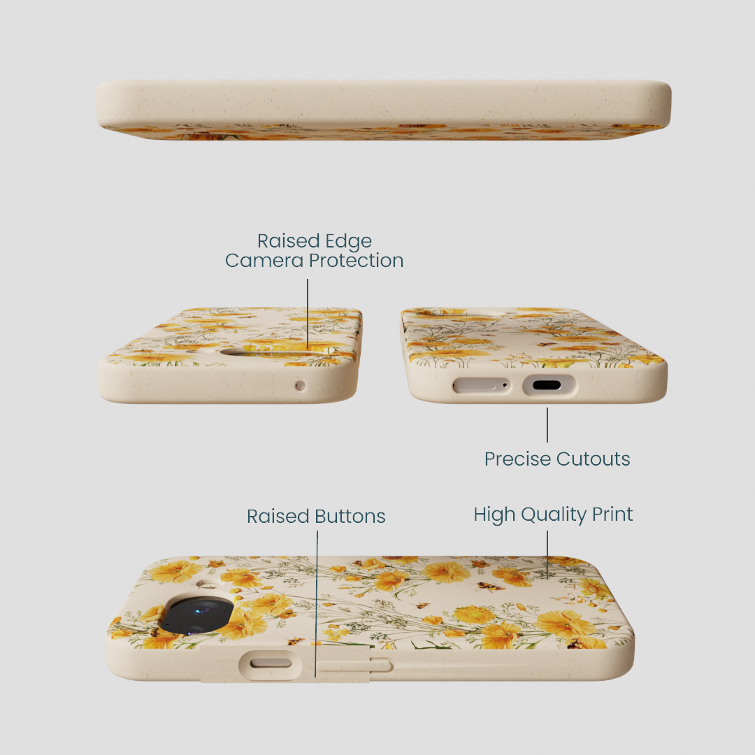 Seashell Vintage Bee Google Pixel 9a Case