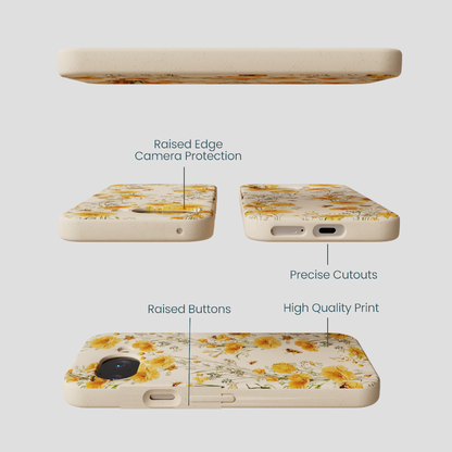 Seashell Vintage Bee Google Pixel 9a Case