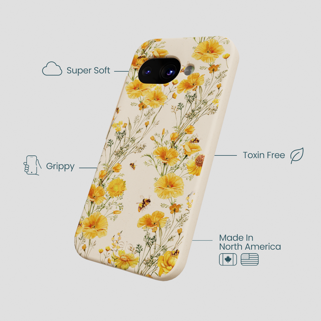 Seashell Vintage Bee Google Pixel 9a Case