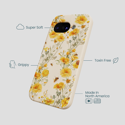 Seashell Vintage Bee Google Pixel 9a Case