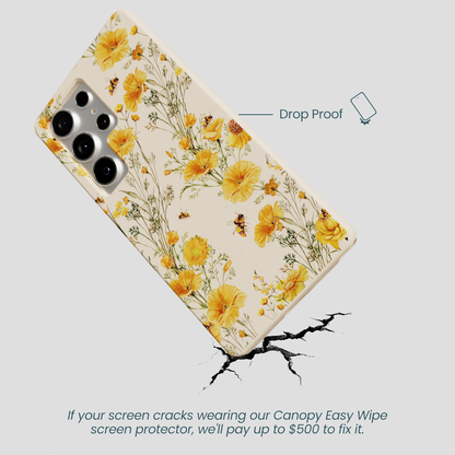 Seashell Vintage Bee Samsung Galaxy S25 Ultra Case