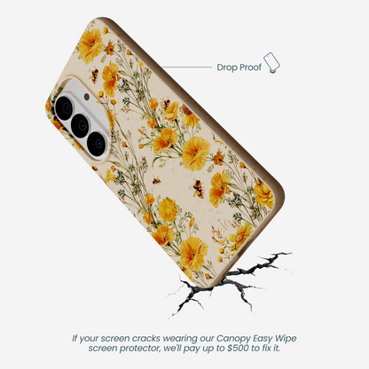Seashell Vintage Bee Samsung Galaxy S26 Case