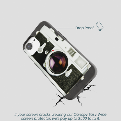 Black Vintage Camera iPhone 16e/17e Case