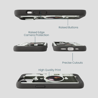 Black Vintage Camera iPhone 16e/17e Case