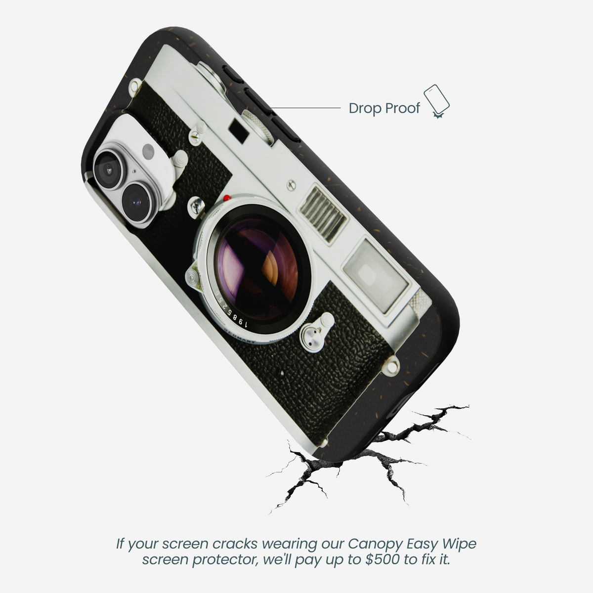 Black Vintage Camera iPhone 17 Case