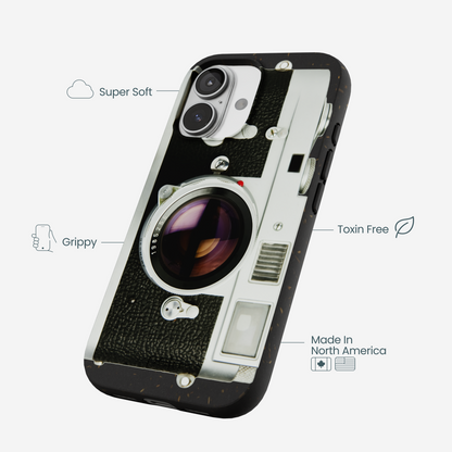 Black Vintage Camera iPhone 17 Case
