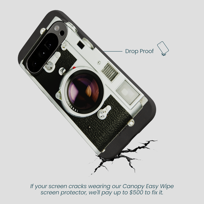 Black Vintage Camera Google Pixel 10 Pro XL Case