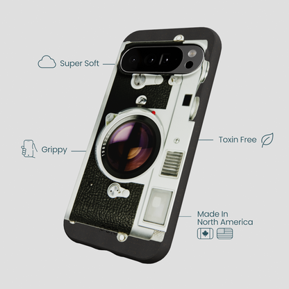 Black Vintage Camera Google Pixel 10 Pro XL Case