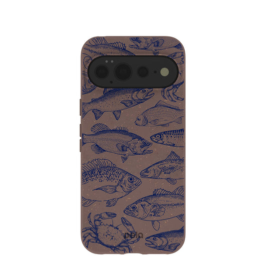 Chocolate Brown Vintage Catch Google Pixel 11 Pro XL Case