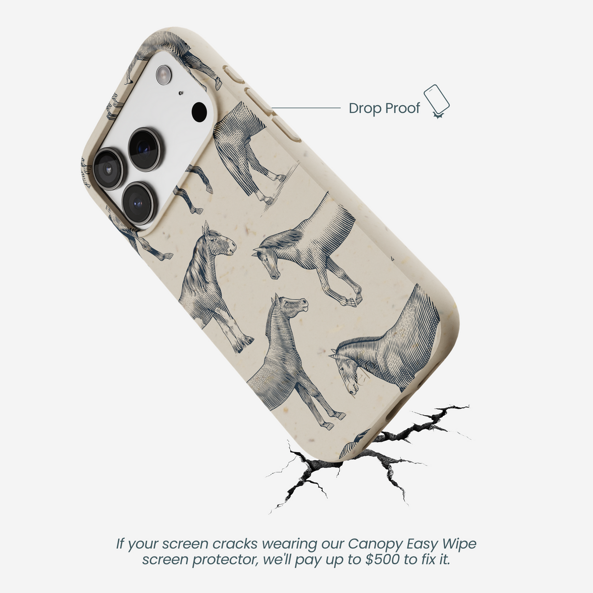 London Fog Vintage Gallop iPhone 17 Pro Case