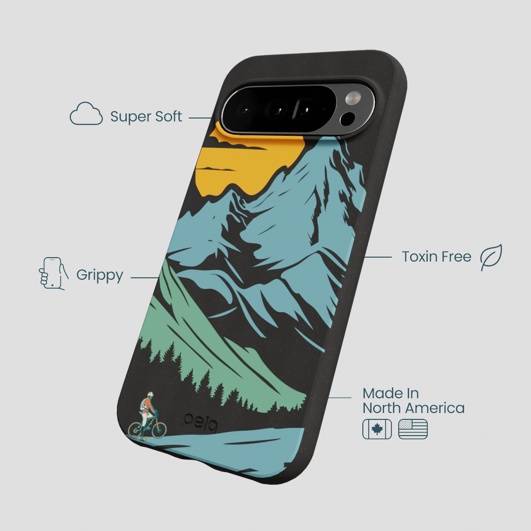 Black Vintage Peaks Google Pixel 10 Pro XL Case