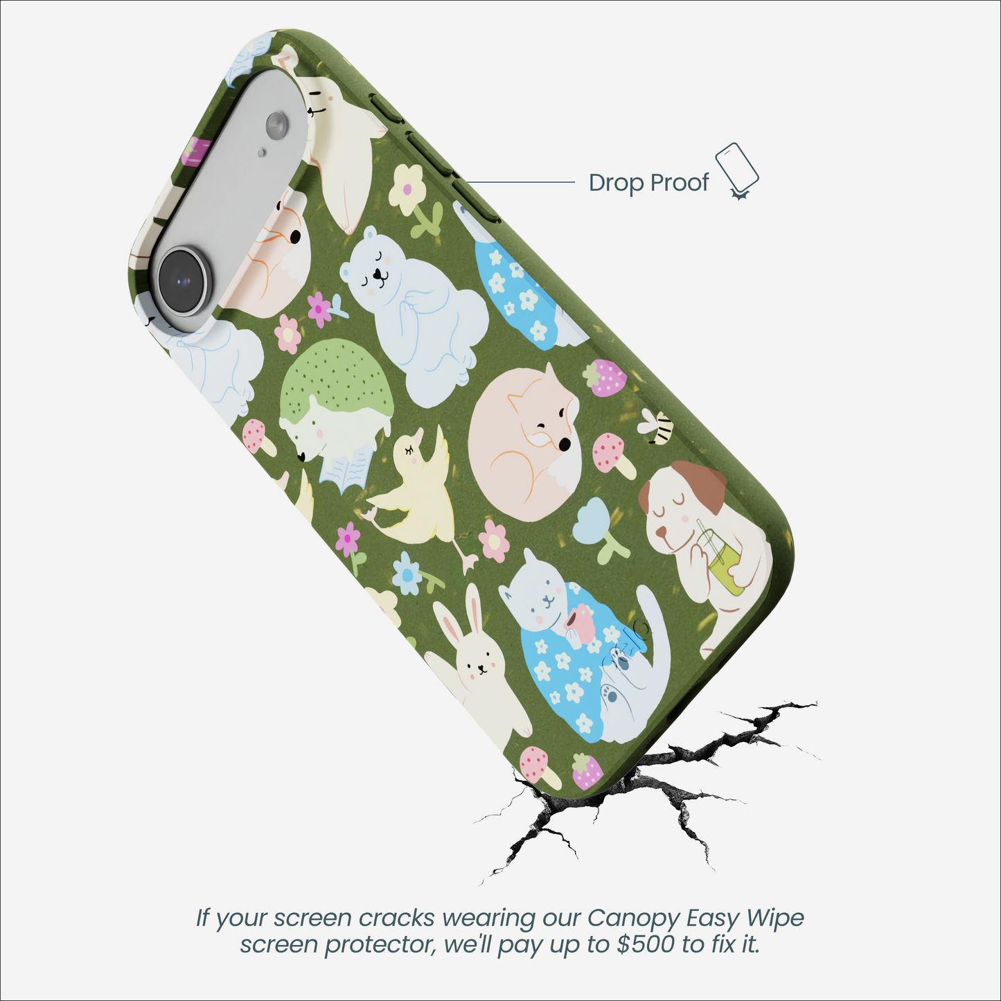Forest Floor Wellness Creatures iPhone Air Case