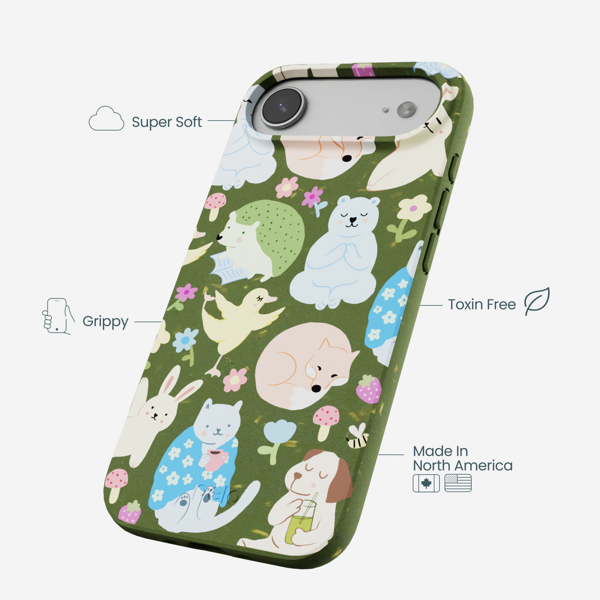 Forest Floor Wellness Creatures iPhone Air Case
